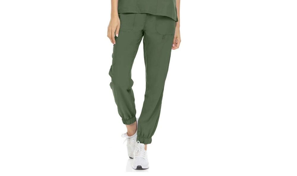 Hey Collection Womens Stretch Colorful Jogger Scrubs, Medical Nursing Tops Pants